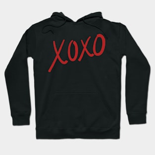 XOXO, brush stroke Hoodie